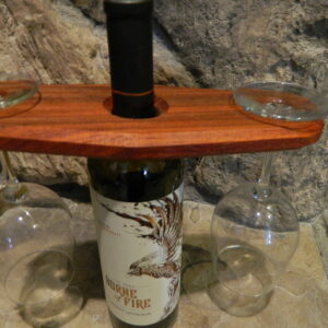 Dark Wood Wine Glass Holders