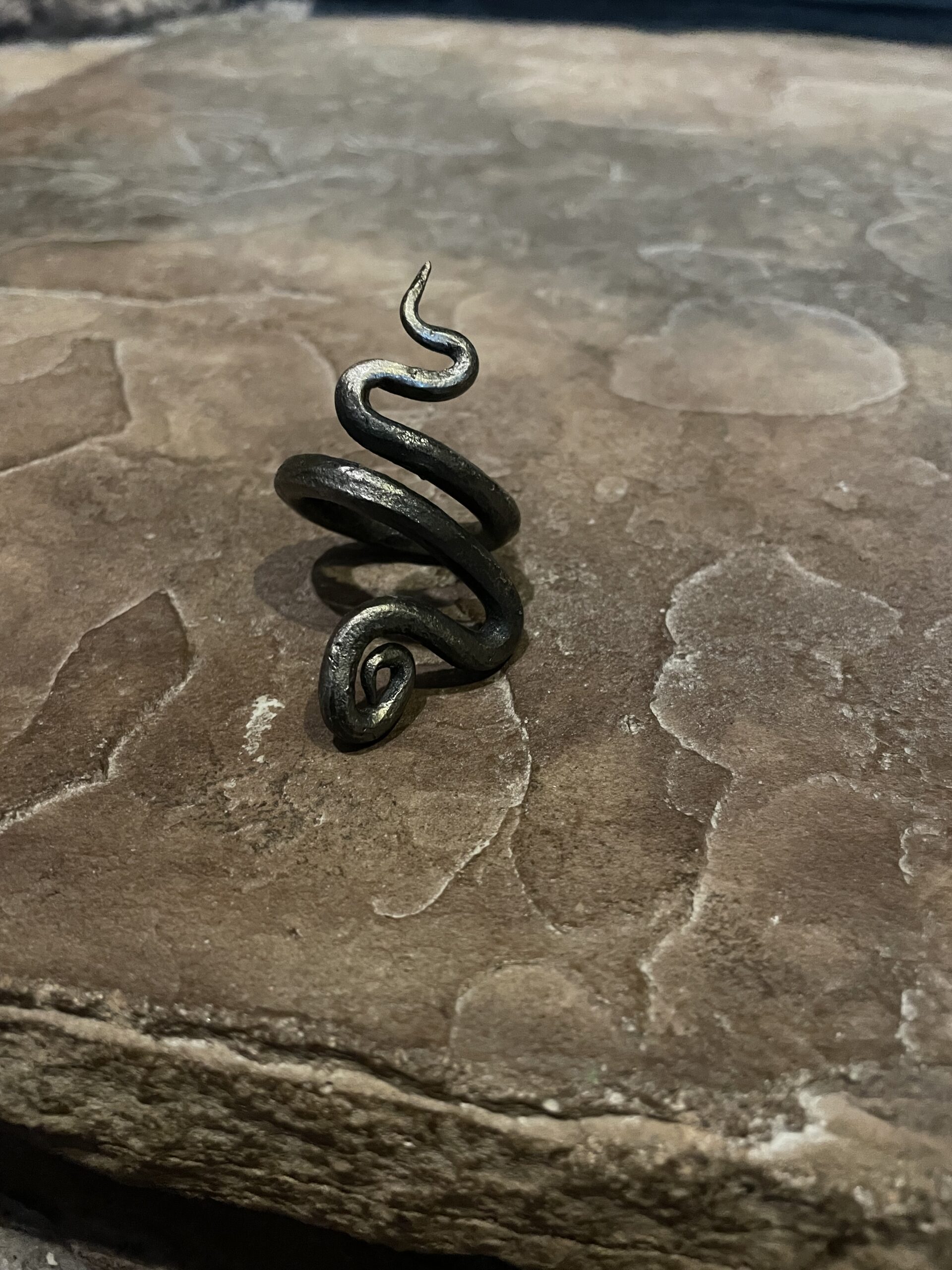 Forged Snake Ring